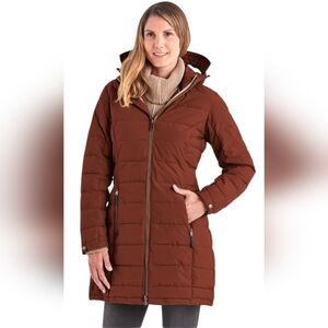 Killtec G.IG.A. DX Quilted Functional Parka Coat Jacket Zip-up Hooded Sz 8 / 38